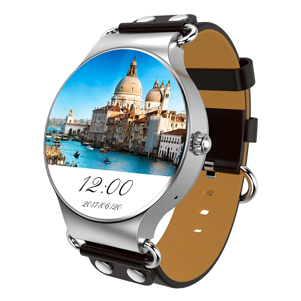 KingWear KW98 3G Smartwatch Phone Android 5.1 1.39 Inch MTK6580 Quad Core 1.0GHz 8GB ROM GPS Heart Rate Measurement Pedometer
KingWear KW98 3G Smartwatch Phone Android 5.1 1.39 Inch MTK6580 Quad Core 1.0GHz 8GB ROM GPS Heart Rate Measurement Pedometer