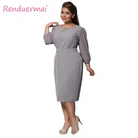 2017-Autumn-Women-Dress-Solid-Black-Plus-Size-Dress-Long-Sleeve-Winter-Office-Dress-With-Belt.jpg_200x200