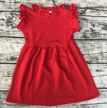 Hot Sale Kids Girl Solid party dress nitpick girls Boutique knit dress baby cotton frocks designs Flutter ruffle Sleeveless Dre
Hot Sale Kids Girl Solid party dress nitpick girls Boutique knit dress baby cotton frocks designs Flutter ruffle Sleeveless Dre