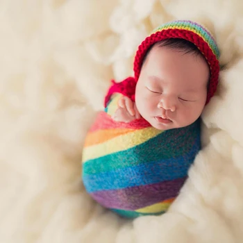 Rainbow Colors Pure Cotton Stretchable Newborn Baby Wrap Blanket Carpet Photo Background Prop Swaddle Blankets Toddler
Rainbow Colors Pure Cotton Stretchable Newborn Baby Wrap Blanket Carpet Photo Background Prop Swaddle Blankets Toddler