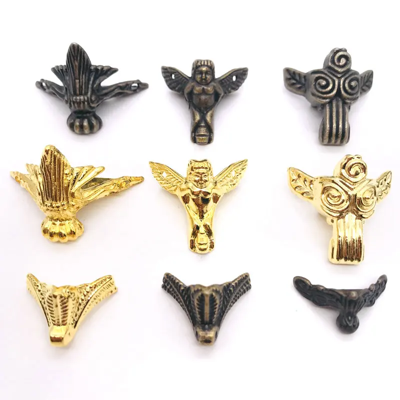 4pcs Wooden Case Decorative Feet Leg Bronze Silver Gold Vintage Jewelry Chest Gift Box Metal Corner Protector Support Bracket
4pcs Wooden Case Decorative Feet Leg Bronze Silver Gold Vintage Jewelry Chest Gift Box Metal Corner Protector Support Bracket