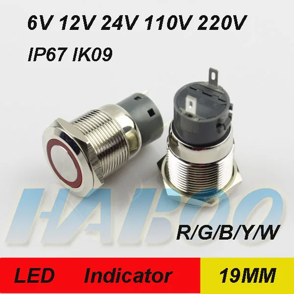 1pcs packing 19mm led 24v indicator lamp 220v copper plated nickel material waterproof IP67 metal indicator shipping free
1pcs packing 19mm led 24v indicator lamp 220v copper plated nickel material waterproof IP67 metal indicator shipping free