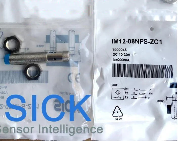 IM12-08NPS-ZC1, IM12-04BPS-ZC1 New and original SICK Proximity switch, Proximity sensor
IM12-08NPS-ZC1, IM12-04BPS-ZC1 New and original SICK Proximity switch, Proximity sensor