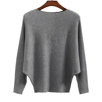 2019 Sweater Women Batwing Casual Loose Cashmere Sweaters Knitwear Female Autumn Winter Knitted Pullovers Jumpers Pull Femme
2019 Sweater Women Batwing Casual Loose Cashmere Sweaters Knitwear Female Autumn Winter Knitted Pullovers Jumpers Pull Femme