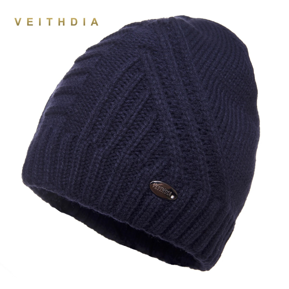 VEITHDIA Winter Hat Men Knitted Beanies Warm Bonnet Caps Baggy Brand Solid Thicken Fur Winter Hats For Men Women Wool Skullies
VEITHDIA Winter Hat Men Knitted Beanies Warm Bonnet Caps Baggy Brand Solid Thicken Fur Winter Hats For Men Women Wool Skullies