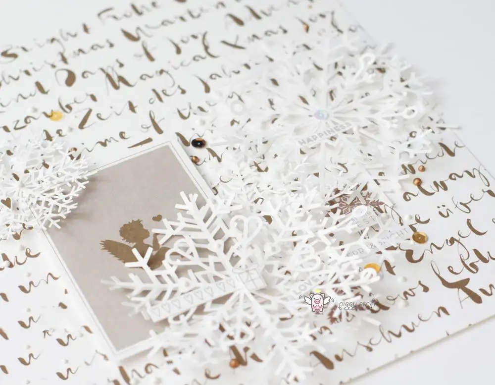 Mmao Crafts Metal Steel Cutting Die New 3Pcs Snowflake decoration Stencil For DIY Scrapbooking Paper/photo Cards Embossing Dies
Mmao Crafts Metal Steel Cutting Die New 3Pcs Snowflake decoration Stencil For DIY Scrapbooking Paper/photo Cards Embossing Dies