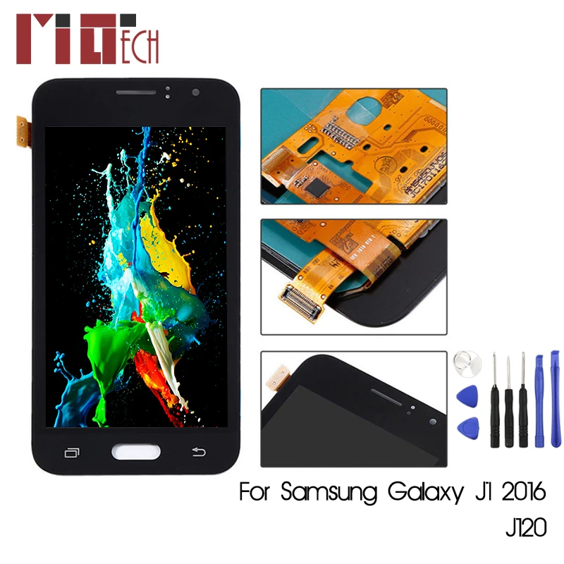 For Samsung Galaxy J120 2016 J120F J120H J120M LCD Display Touch Screen Digitizer Assembly Replacement Adjust Brightness 4.5/4.3
For Samsung Galaxy J120 2016 J120F J120H J120M LCD Display Touch Screen Digitizer Assembly Replacement Adjust Brightness 4.5/4.3