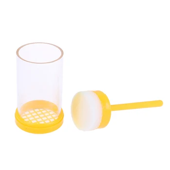 Portable Queen Bee Marking Cage Useful Marker Yellow Plastic Bottle with Soft Plunger Beekeeping Equipment Insect Bee Tool
Portable Queen Bee Marking Cage Useful Marker Yellow Plastic Bottle with Soft Plunger Beekeeping Equipment Insect Bee Tool