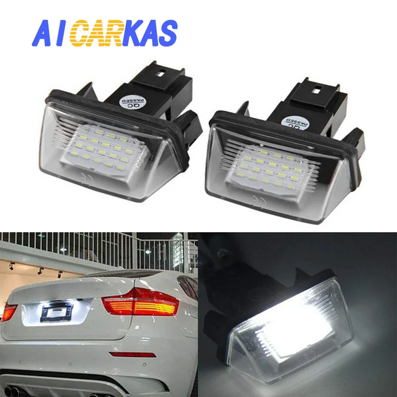 AICARKAS LED License Plate Lights for Peugeot 206 207 307 308 406 407 5008 for Citroen C3 C4 C5 C6 BERLINGO SAXO XSARA 2 PCS 4W
AICARKAS LED License Plate Lights for Peugeot 206 207 307 308 406 407 5008 for Citroen C3 C4 C5 C6 BERLINGO SAXO XSARA 2 PCS 4W