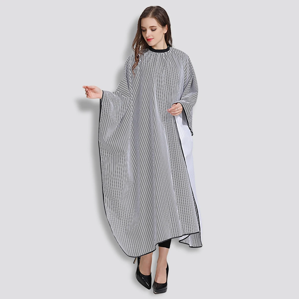Retro Black & White Stripe Hairdressing Cape Big Size Adult Hair Apron Oil Slick Head Styling Wrap Gown Cover HOT Online U1215
Retro Black & White Stripe Hairdressing Cape Big Size Adult Hair Apron Oil Slick Head Styling Wrap Gown Cover HOT Online U1215