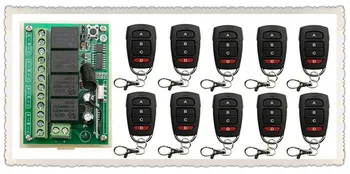 DC12V 4CH RF Wireless Remote Control System teleswitch 10*transmitter +1* receiver universal gate remote control /radio receiver
DC12V 4CH RF Wireless Remote Control System teleswitch 10*transmitter +1* receiver universal gate remote control /radio receiver