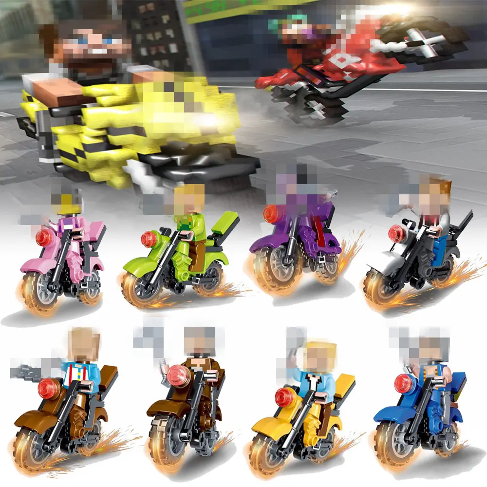 minecraft legoing Motorcycle Herobrine Nulls redeyess Digital Motorcycle Set Model Figures Blocks Kid Toys Compatible minecrafts
minecraft legoing Motorcycle Herobrine Nulls redeyess Digital Motorcycle Set Model Figures Blocks Kid Toys Compatible minecrafts