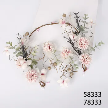 Fairy Bride Headdress Handmade Hair Ornament Wedding women garland Fruit Earrings Set hair Jewelry
Fairy Bride Headdress Handmade Hair Ornament Wedding women garland Fruit Earrings Set hair Jewelry