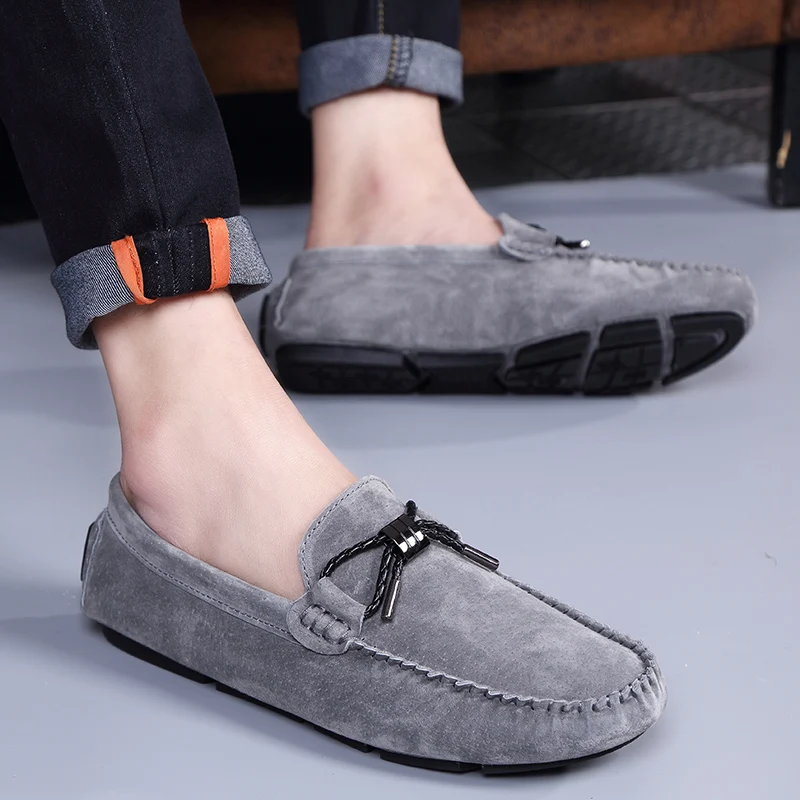 Italian Casual Shoes Men suede Leather Luxury Brand Loafers Men Moccasins Designer Fashion flats Slip on Boat Shoes Man L4
Italian Casual Shoes Men suede Leather Luxury Brand Loafers Men Moccasins Designer Fashion flats Slip on Boat Shoes Man L4