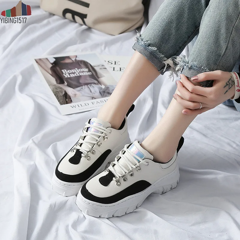 YIBING1517 2019 New Autumn Winter Women Shoes Height Increasing Sneakers Fashion Metal Zapatillas Mujer White Casual Shoes
YIBING1517 2019 New Autumn Winter Women Shoes Height Increasing Sneakers Fashion Metal Zapatillas Mujer White Casual Shoes