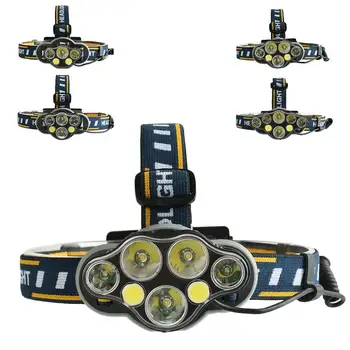 Super Bright 5 6 7 8 LED Headlamp USB Rechargeable Cycing Waterproof Headlamp 8 modes Adjustable Angle
Super Bright 5 6 7 8 LED Headlamp USB Rechargeable Cycing Waterproof Headlamp 8 modes Adjustable Angle