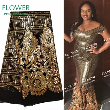 2020 Gold Sequins Lace Fabric Embroidered Fabric French African Guipure Sequined Mesh Lace For India Lady Wedding Lace Material
2020 Gold Sequins Lace Fabric Embroidered Fabric French African Guipure Sequined Mesh Lace For India Lady Wedding Lace Material