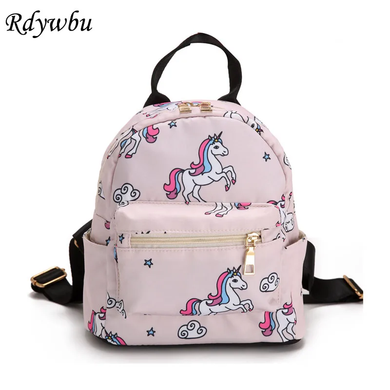 Rdywbu Unicorn Flamingo Alpaca Cartoon Printing Backpack Women Small Casual Light Nylon Travel Bag Girl Cute Hot Rucksack B610
Rdywbu Unicorn Flamingo Alpaca Cartoon Printing Backpack Women Small Casual Light Nylon Travel Bag Girl Cute Hot Rucksack B610