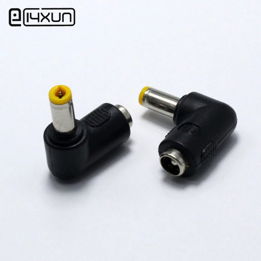 EClyxun 1pcs 5.5*2.1 mm female jack to 5.5*2.1 mm male Plug Right Angle DC Power Connector Adapter Laptop
EClyxun 1pcs 5.5*2.1 mm female jack to 5.5*2.1 mm male Plug Right Angle DC Power Connector Adapter Laptop