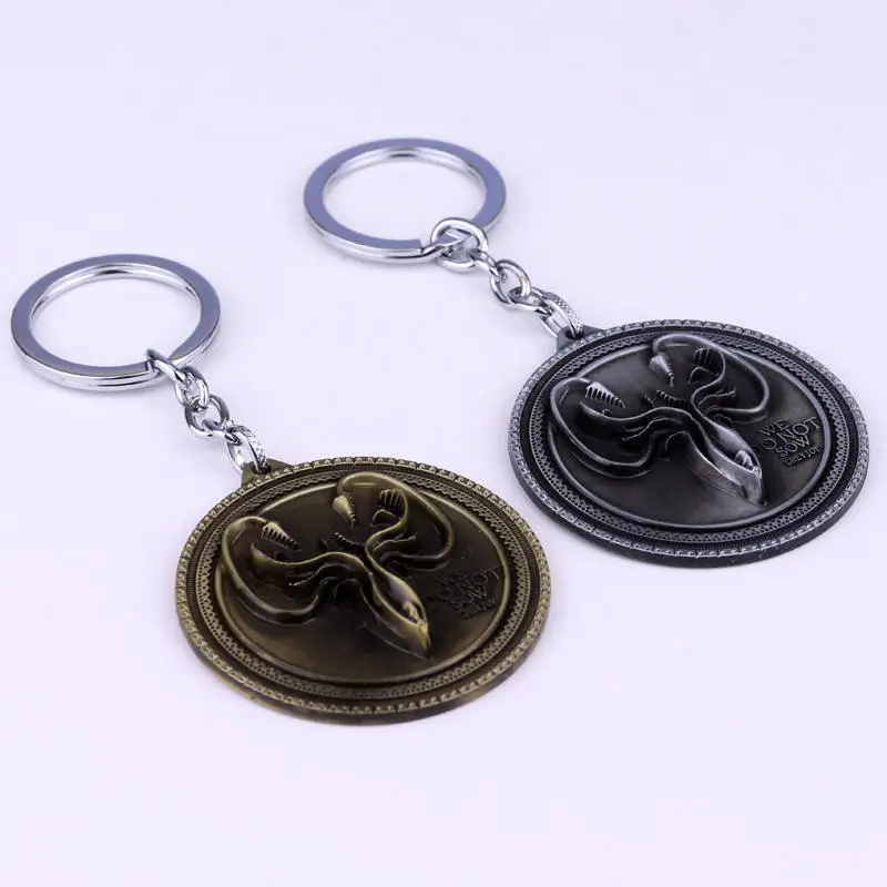 MQCHUN Movie Jewelry Game of Thrones Key Chain House Greyjoy Keyrings Chaveiro Keychain Jewelry Key Holder Souvenir Men Gift
MQCHUN Movie Jewelry Game of Thrones Key Chain House Greyjoy Keyrings Chaveiro Keychain Jewelry Key Holder Souvenir Men Gift