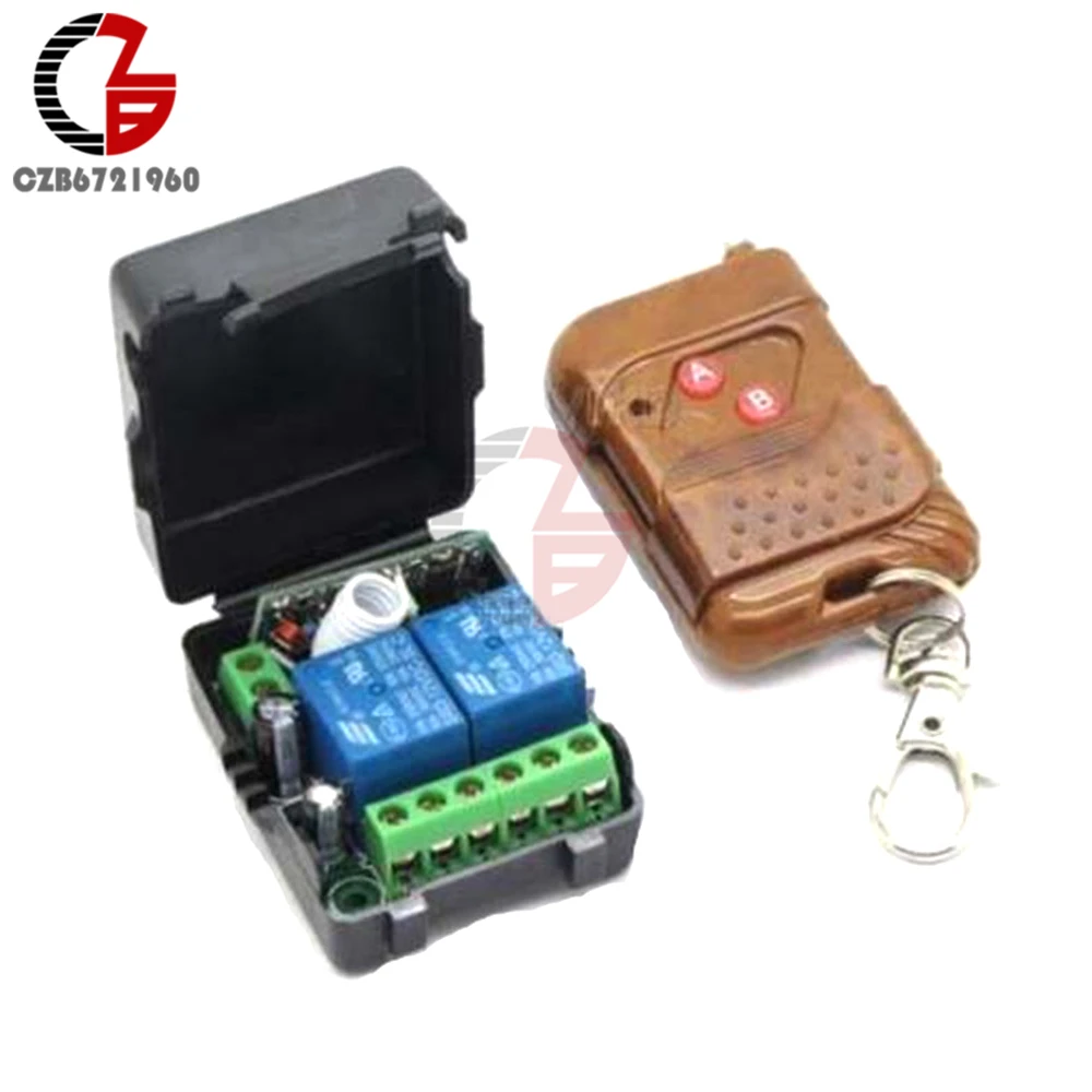 Description Picture 4 of item315MHz 433MHz DC 12V 2CH 2 Channel Wireless RF Remote Control Switch Transmitter+ Receiver Relay Switch Module