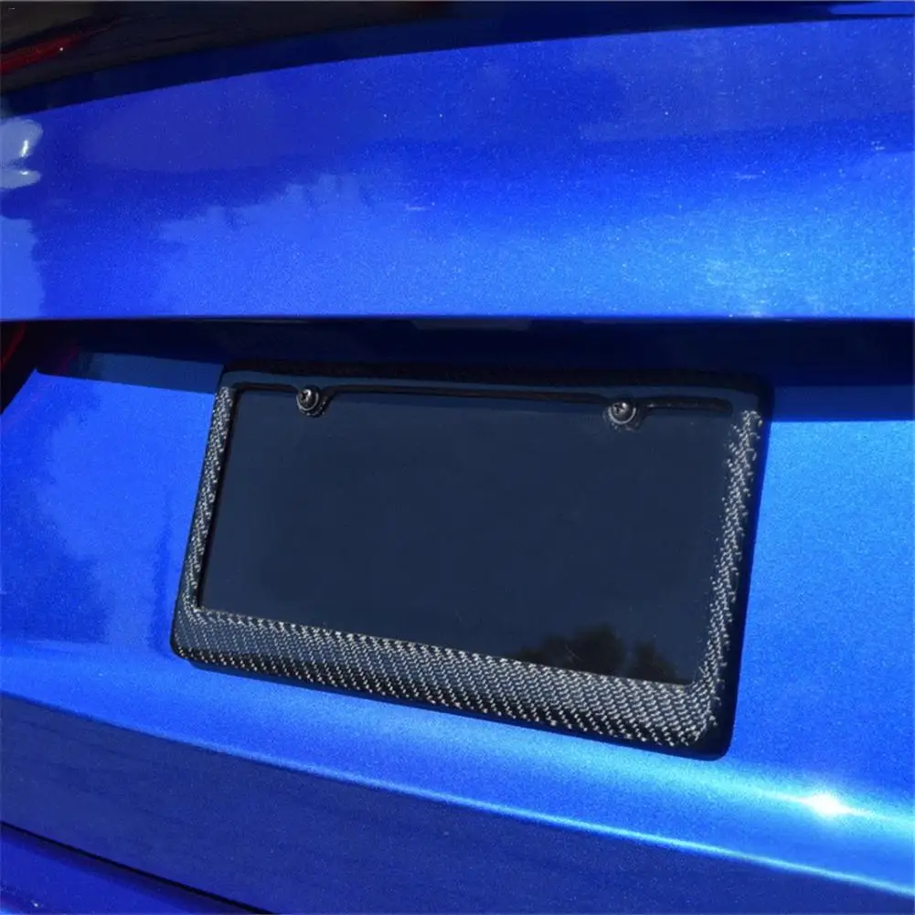 Carbon Fiber Pattern ABS Car Number License Plate Frame Holder Car-styling REAL 100% Carbon Fiber Lincense Plate Frame style
Carbon Fiber Pattern ABS Car Number License Plate Frame Holder Car-styling REAL 100% Carbon Fiber Lincense Plate Frame style