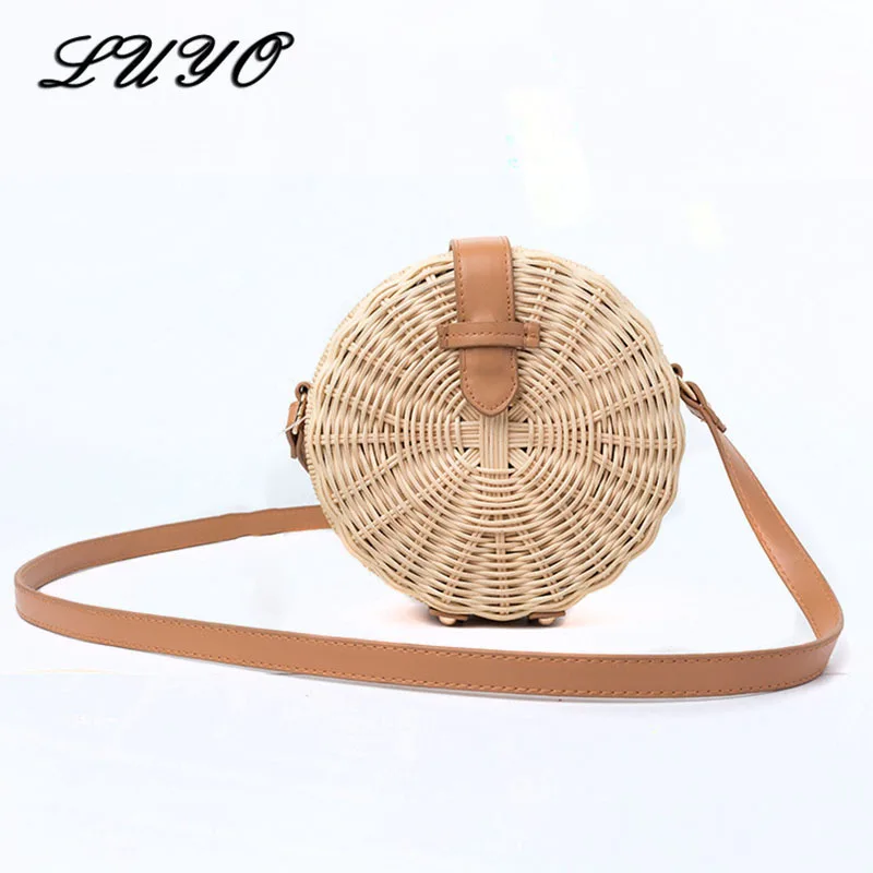 2018 Summer Handmade Woven Round Butterfly Rattan Straw Bags Female Bohemia Style Beach Circle Messenger Bag Famous Brand Small
2018 Summer Handmade Woven Round Butterfly Rattan Straw Bags Female Bohemia Style Beach Circle Messenger Bag Famous Brand Small