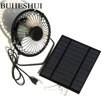 BUHESHUI 2.5W 5V Solar Powered Panel Iron Fan For Home Office Outdoor Traveling Fishing 4 Inch Cooling Ventilation Fan USB New
BUHESHUI 2.5W 5V Solar Powered Panel Iron Fan For Home Office Outdoor Traveling Fishing 4 Inch Cooling Ventilation Fan USB New