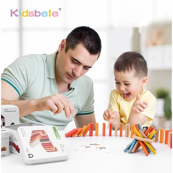 Baby Wooden Toy Educational Wooden Block Domino In Iron Box Building Block Kids Toys For Travel Game Birthday Gift
Baby Wooden Toy Educational Wooden Block Domino In Iron Box Building Block Kids Toys For Travel Game Birthday Gift
