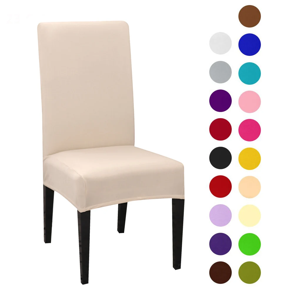 DIDIHOU 1/2pcs Modern Plain Color Chair Cover Spandex Stretch Elastic Wedding Banquet Chair Covers Dining Seat Cover Hotel Cover
DIDIHOU 1/2pcs Modern Plain Color Chair Cover Spandex Stretch Elastic Wedding Banquet Chair Covers Dining Seat Cover Hotel Cover