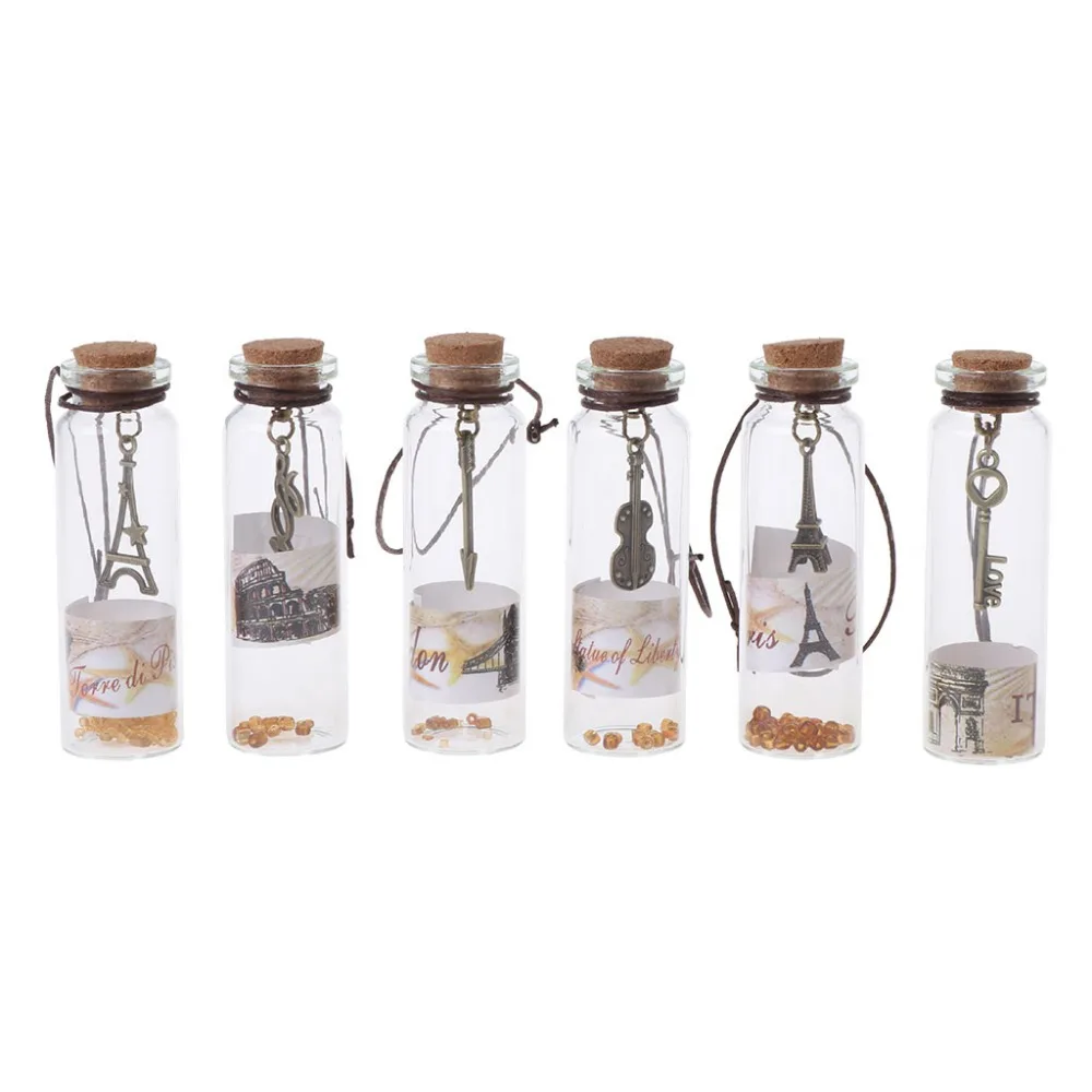 Mini Glass Bottle Wishing Bottle Vials Empty Sample Jars with Cork Stopper Wedding Wish Jewelry Party Favor
Mini Glass Bottle Wishing Bottle Vials Empty Sample Jars with Cork Stopper Wedding Wish Jewelry Party Favor