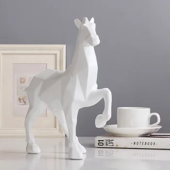 Geometric Horse Figurine Abstract Animal Statues Art Sculpture Resin Art&Craft Modern Home Decorations Creative Gift R387
Geometric Horse Figurine Abstract Animal Statues Art Sculpture Resin Art&Craft Modern Home Decorations Creative Gift R387