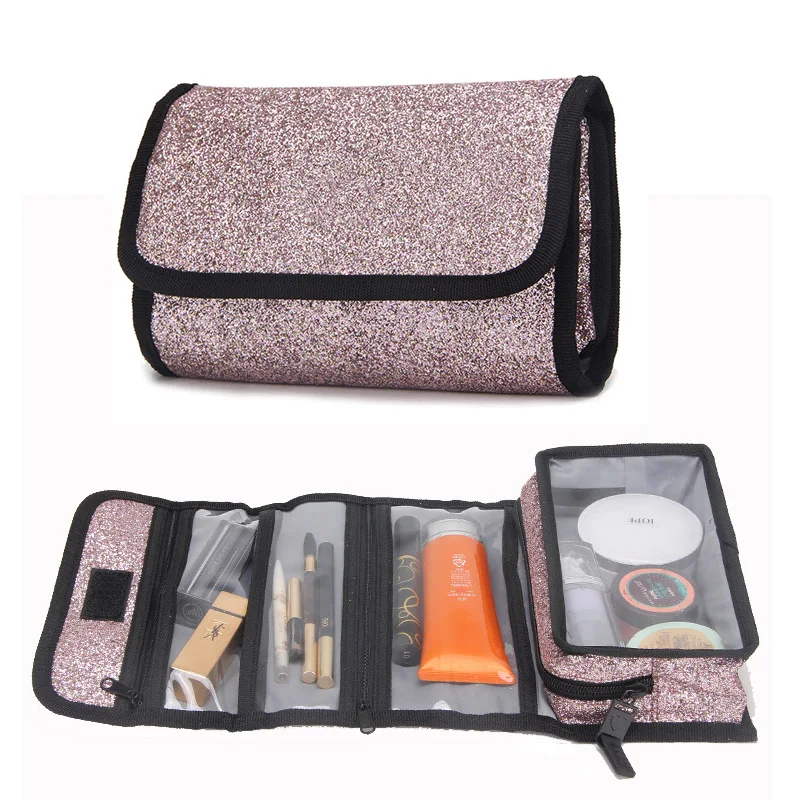 Shiny Gold Powder Cosmetic Bag MultiFunction Rolling Handbag Organizer Bag Case Girls Bling Make Up Sample Storage Makeup Pouch
Shiny Gold Powder Cosmetic Bag MultiFunction Rolling Handbag Organizer Bag Case Girls Bling Make Up Sample Storage Makeup Pouch