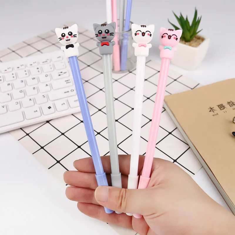24 Pcs Cute Cat Pen Version Creative Little Fresh Cartoon Kitten Neuter Pen Girl Heart Cat Black Signature Kawaii School Gifts
24 Pcs Cute Cat Pen Version Creative Little Fresh Cartoon Kitten Neuter Pen Girl Heart Cat Black Signature Kawaii School Gifts