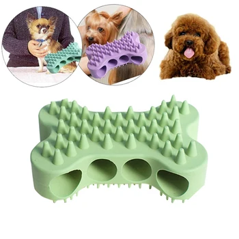 Silicone Pet Dog Cat Bath Grooming Brush Comb Rubber Glove Effecient Fur Grooming Massaging Device Hair Shedding Trimming Brush
Silicone Pet Dog Cat Bath Grooming Brush Comb Rubber Glove Effecient Fur Grooming Massaging Device Hair Shedding Trimming Brush