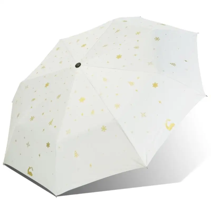 Minnesota Home Automatic Folding Umbrella Sunshade Tri-fold Rain Umbrella