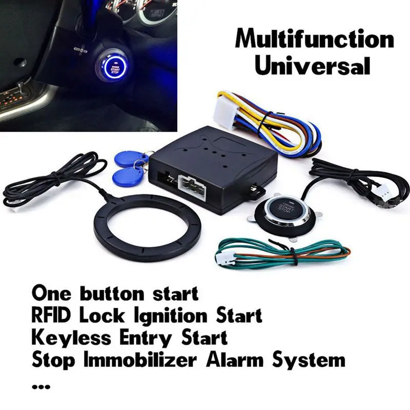 Universal car engine start system RFID smart start system keyless entry system
Universal car engine start system RFID smart start system keyless entry system