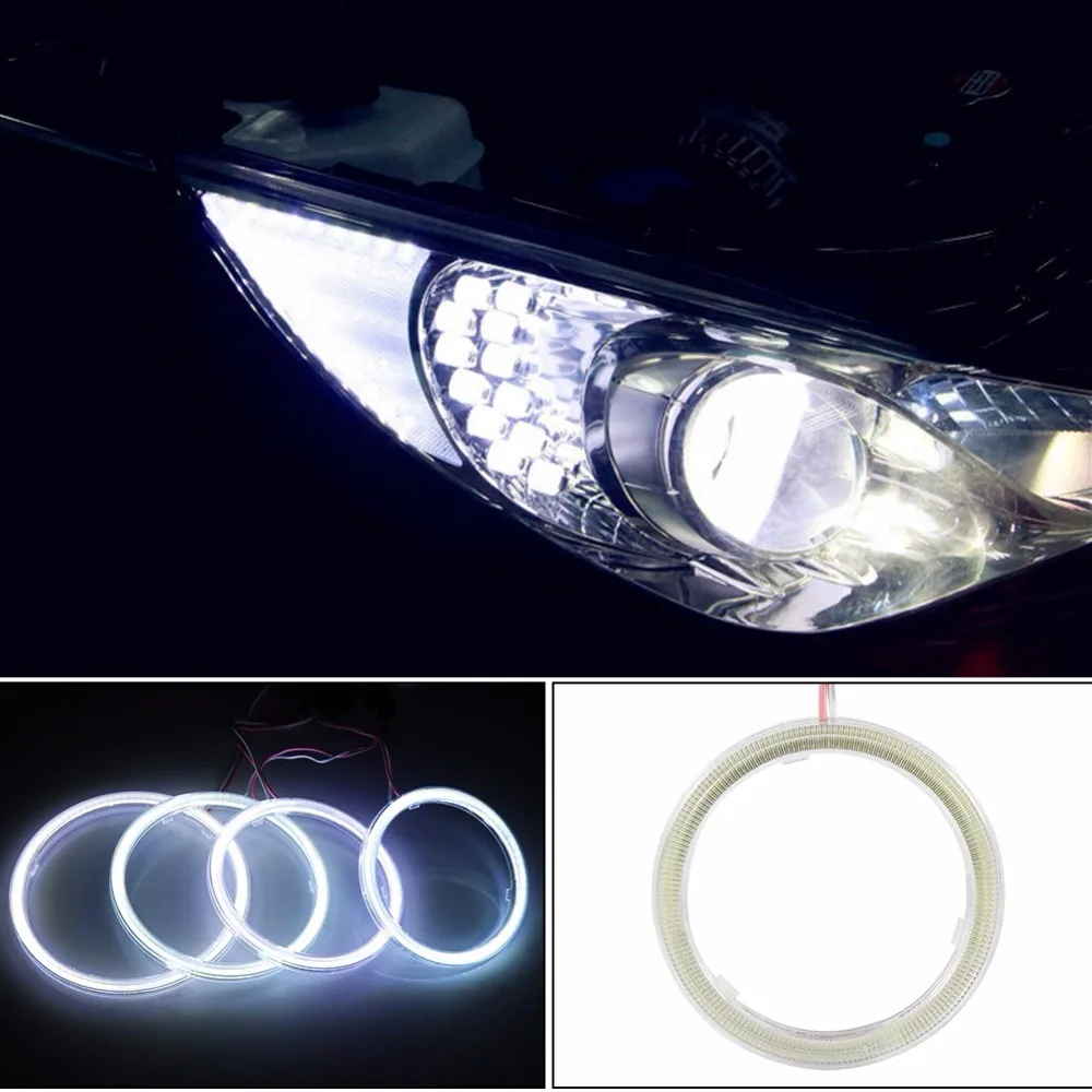 2pcs 12V Auto Halo Rings Angel Eye COB Chips Headlight 60mm 70mm 80mm 90mm 120mm Cars Angel Eyes Motorcycle Car DRL
2pcs 12V Auto Halo Rings Angel Eye COB Chips Headlight 60mm 70mm 80mm 90mm 120mm Cars Angel Eyes Motorcycle Car DRL