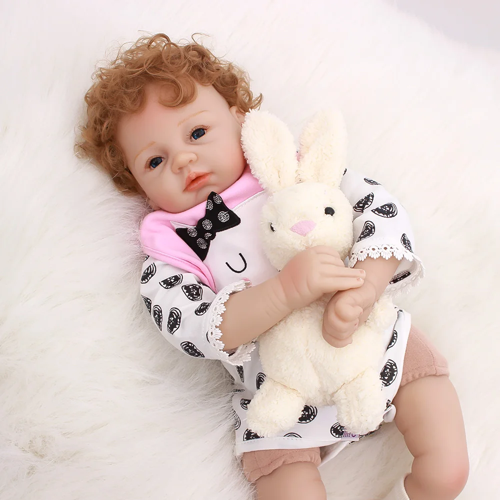Real doll reborn for child gift 22" 53cm soft cloth body silicone reborn baby dolls bebe alive reborn menina bonecas
Real doll reborn for child gift 22" 53cm soft cloth body silicone reborn baby dolls bebe alive reborn menina bonecas