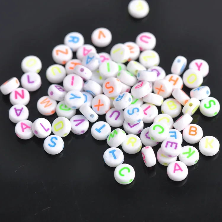 2017 New White Mixed color Letter Alphabet Acrylic Flat Round Spacer Beads For Jewelry making DIY 7mm 200Pcs YKL0224X
2017 New White Mixed color Letter Alphabet Acrylic Flat Round Spacer Beads For Jewelry making DIY 7mm 200Pcs YKL0224X