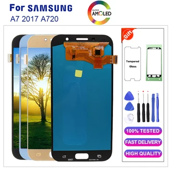 for Samsung A7 2017 A720 LCD Display Touch Screen Digitizer Assembly Replacement LCD Screen+Tool A720 LCD
for Samsung A7 2017 A720 LCD Display Touch Screen Digitizer Assembly Replacement LCD Screen+Tool A720 LCD