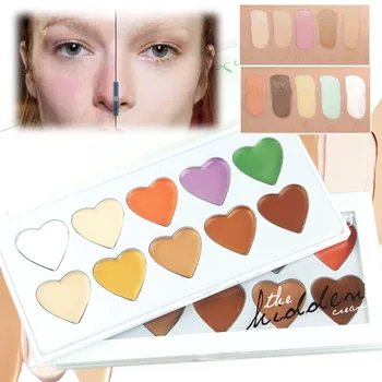 ZD 12 Colors Concealer Palette Maquiagem Heart Shaped Face Makeup Oil Control Brighten Natural Cream Foundation Palettes F2119
ZD 12 Colors Concealer Palette Maquiagem Heart Shaped Face Makeup Oil Control Brighten Natural Cream Foundation Palettes F2119