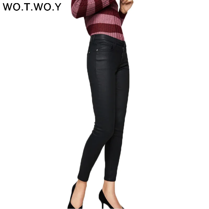 WOTWOY Skinny High Waist Pants Women 2019 Causal Black Trousers Women Summer Pencil Pants Cotton Stretch Pantalon Femme Capris
WOTWOY Skinny High Waist Pants Women 2019 Causal Black Trousers Women Summer Pencil Pants Cotton Stretch Pantalon Femme Capris