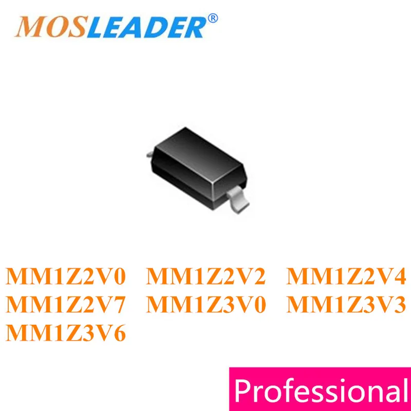 Mosleader SOD123 3000 шт. MM1Z2V0 2 в MM1Z2V2 MM1Z2V4 4 В MM1Z2V7 7 MM1Z3V0 3 MM1Z3V3 MM1Z3V6 6 1206 | Электроника
