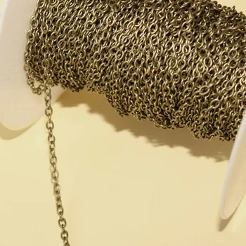 Antique Bronze Plated Iron Metal Fashion Cable Links Necklace Bracelets Chains 2-8mm Wide Bulk Sale 100 Meters/Troll Packing
Antique Bronze Plated Iron Metal Fashion Cable Links Necklace Bracelets Chains 2-8mm Wide Bulk Sale 100 Meters/Troll Packing