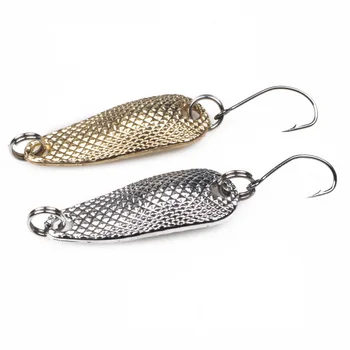 2PCS Metal Spoon Fishing Lure 2.5g Gold Sliver Sequins with single hook Jig Wobbler Hard Artificial Rotating Bait Fishing Tackle 
2PCS Metal Spoon Fishing Lure 2.5g Gold Sliver Sequins with single hook Jig Wobbler Hard Artificial Rotating Bait Fishing Tackle