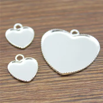 10pcs Fit 12mm 25mm Heart Shape Glass Cabochon Shiny Silver Color Sawtooth Base Setting Charms Pendant Tray
10pcs Fit 12mm 25mm Heart Shape Glass Cabochon Shiny Silver Color Sawtooth Base Setting Charms Pendant Tray