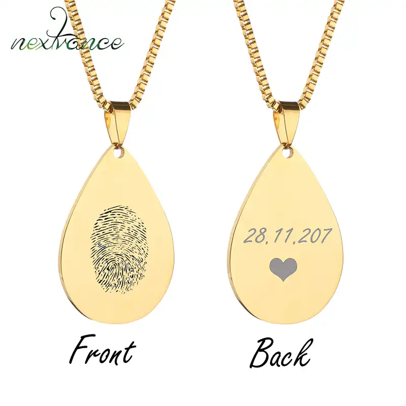 baby fingerprint jewellery