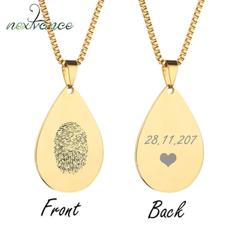 Nextvance Hot Sale Personalized Name Date Photo Necklace Stainless Steel Custom Engraved Fingerprint Pendant Necklace For Baby
Nextvance Hot Sale Personalized Name Date Photo Necklace Stainless Steel Custom Engraved Fingerprint Pendant Necklace For Baby