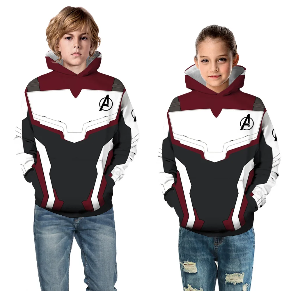 Kids The Avengers Endgame Quantum Realm Cosplay hoodies sweatshirts Fashion Boys Girls Thanos Captain Marvel Superhero Costume
Kids The Avengers Endgame Quantum Realm Cosplay hoodies sweatshirts Fashion Boys Girls Thanos Captain Marvel Superhero Costume